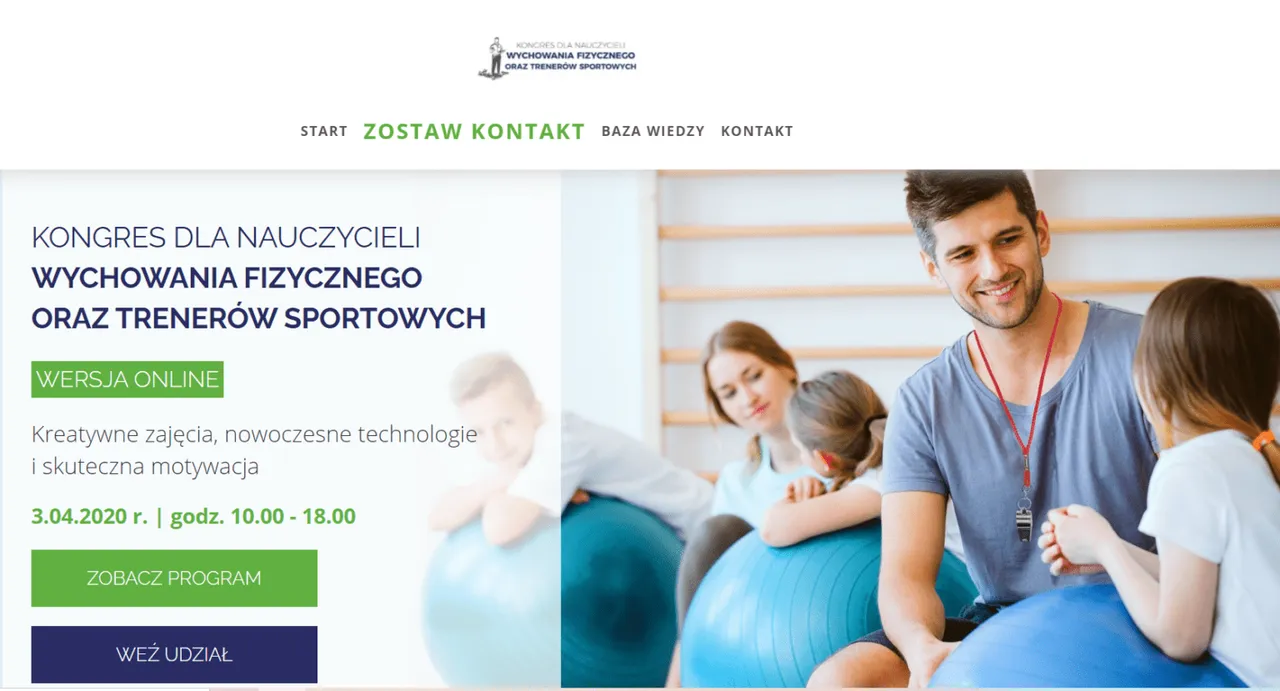 KONGRES DLA NAUCZYCIELI WYCHOWANIA FIZYCZNEGO ORAZ TRENERÓW SPORTOWYCH