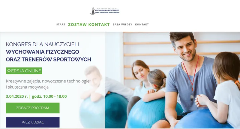 KONGRES DLA NAUCZYCIELI WYCHOWANIA FIZYCZNEGO ORAZ TRENERÓW SPORTOWYCH